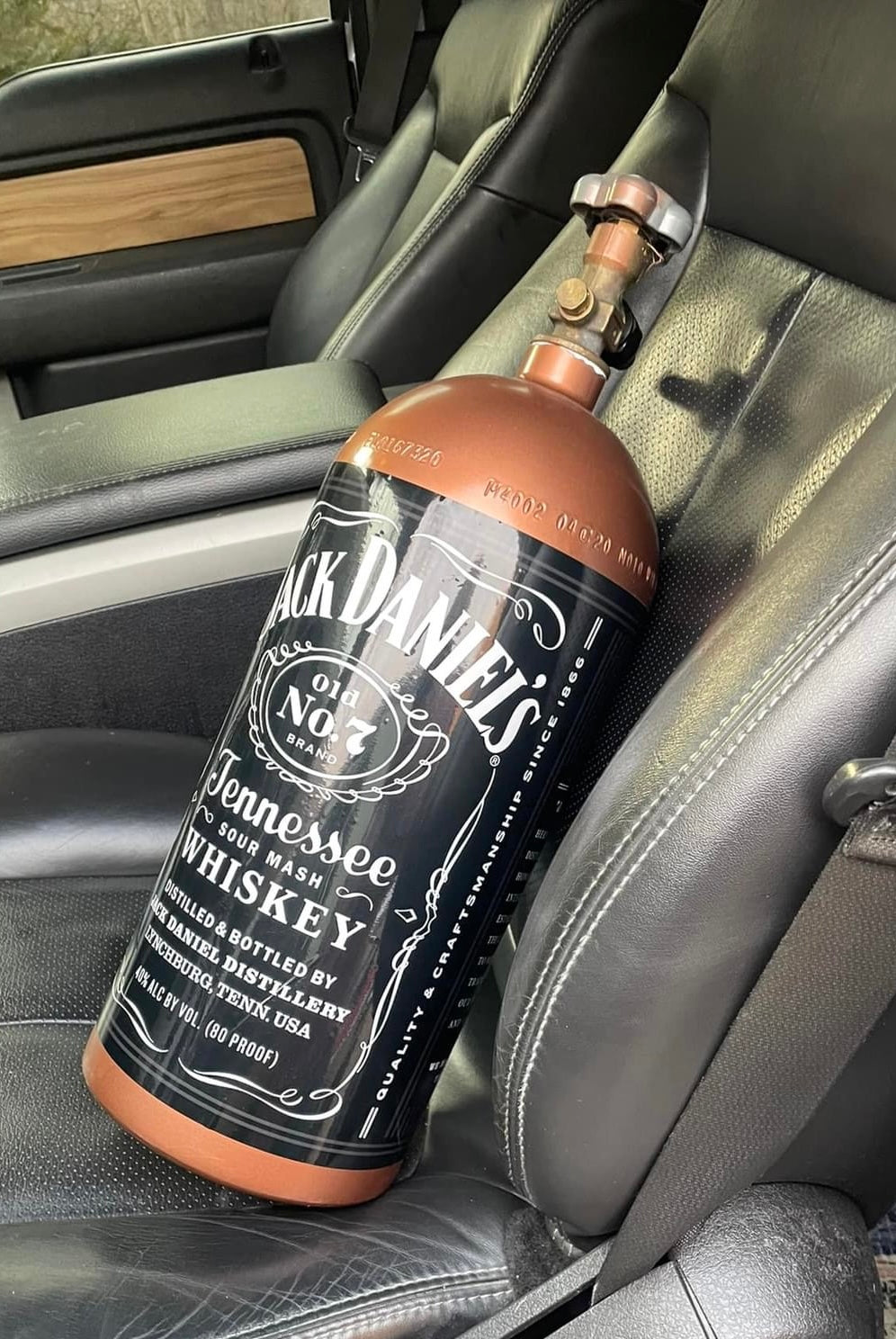 Nitrous & CO2 Bottle Styling: Jack Daniel's Old No.7 Tennessee Whiskey
