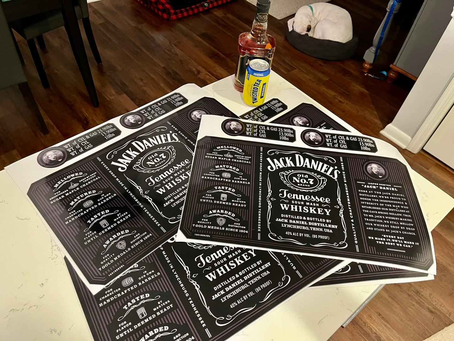 Nitrous & CO2 Bottle Styling: Jack Daniel's Old No.7 Tennessee Whiskey