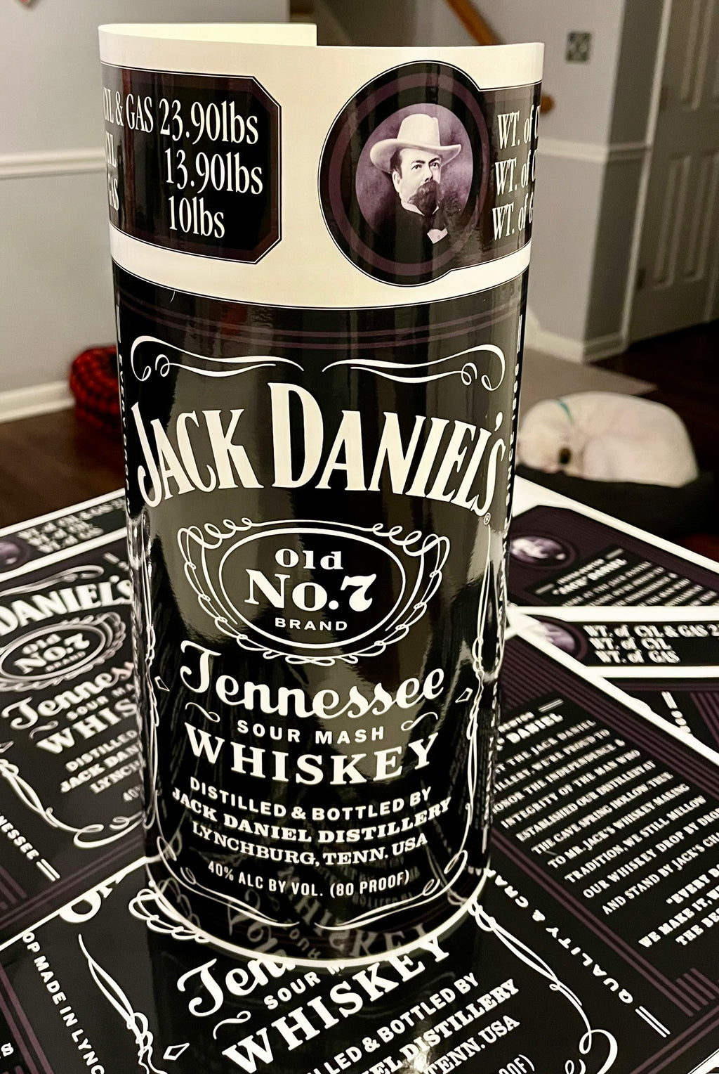 Nitrous & CO2 Bottle Styling: Jack Daniel's Old No.7 Tennessee Whiskey