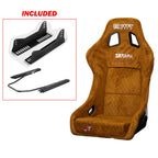 Café Bull Boost Adjustable Racing Lowered Ultra Max Bucket Seat with Slider Rails - Bull Boost Performance