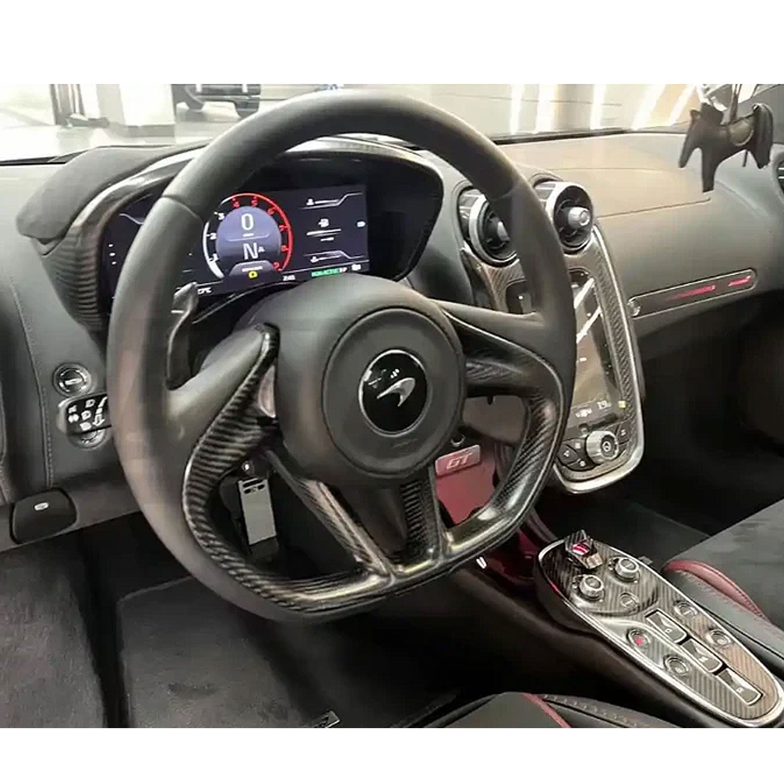 Dry Carbon Fiber Complete Interior Trim for McLaren GT - Bull Boost Performance