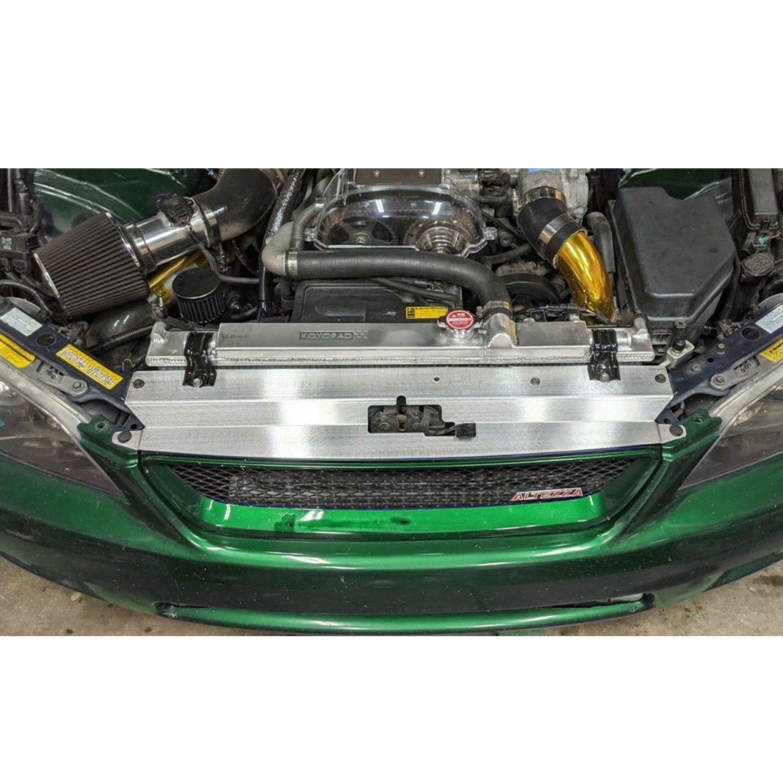 Radiator Cooling Panel Plate Slam Cover Aluminum For Lexus IS300 Toyota Altezza - Bull Boost Performance