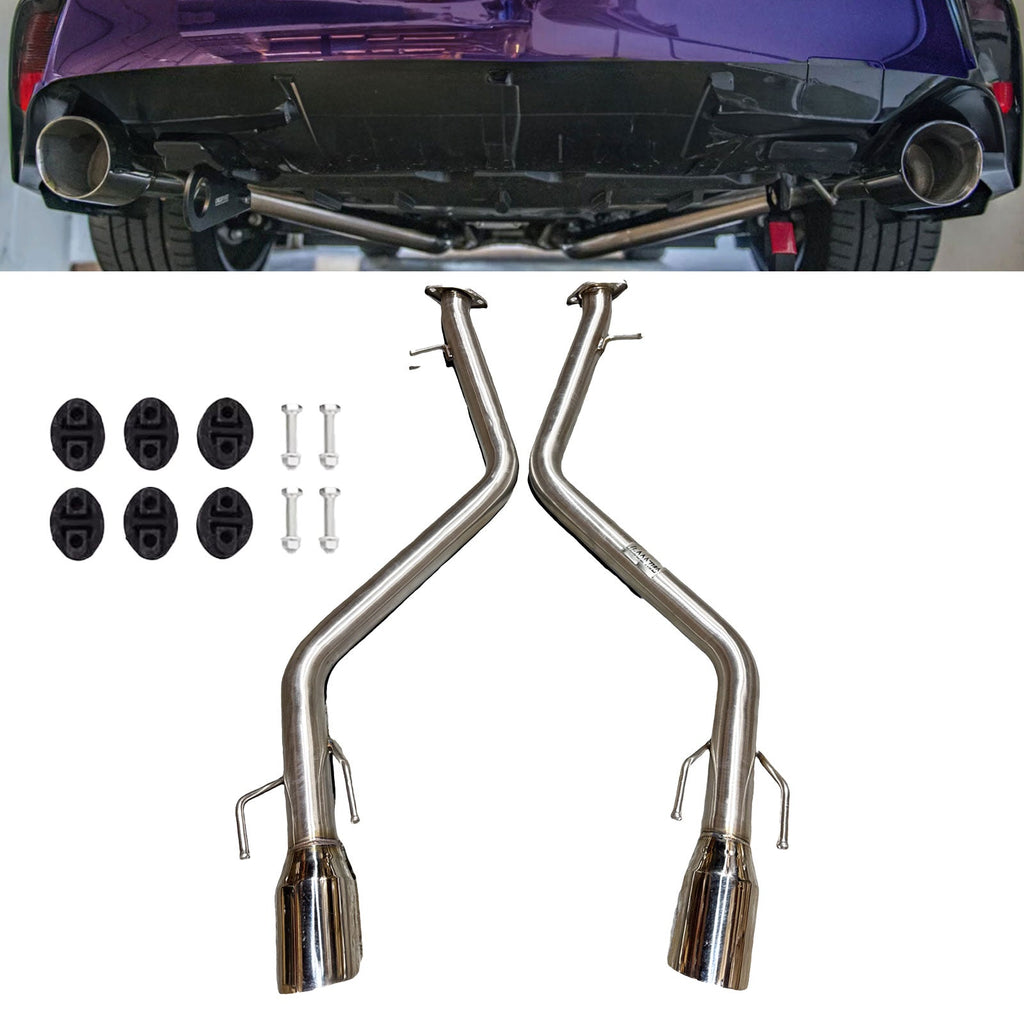 2.5" Axle Back Dual Exit Exhaust for 2021+ Lexus IS300 IS350 304ss Direct Fit US - Bull Boost Performance
