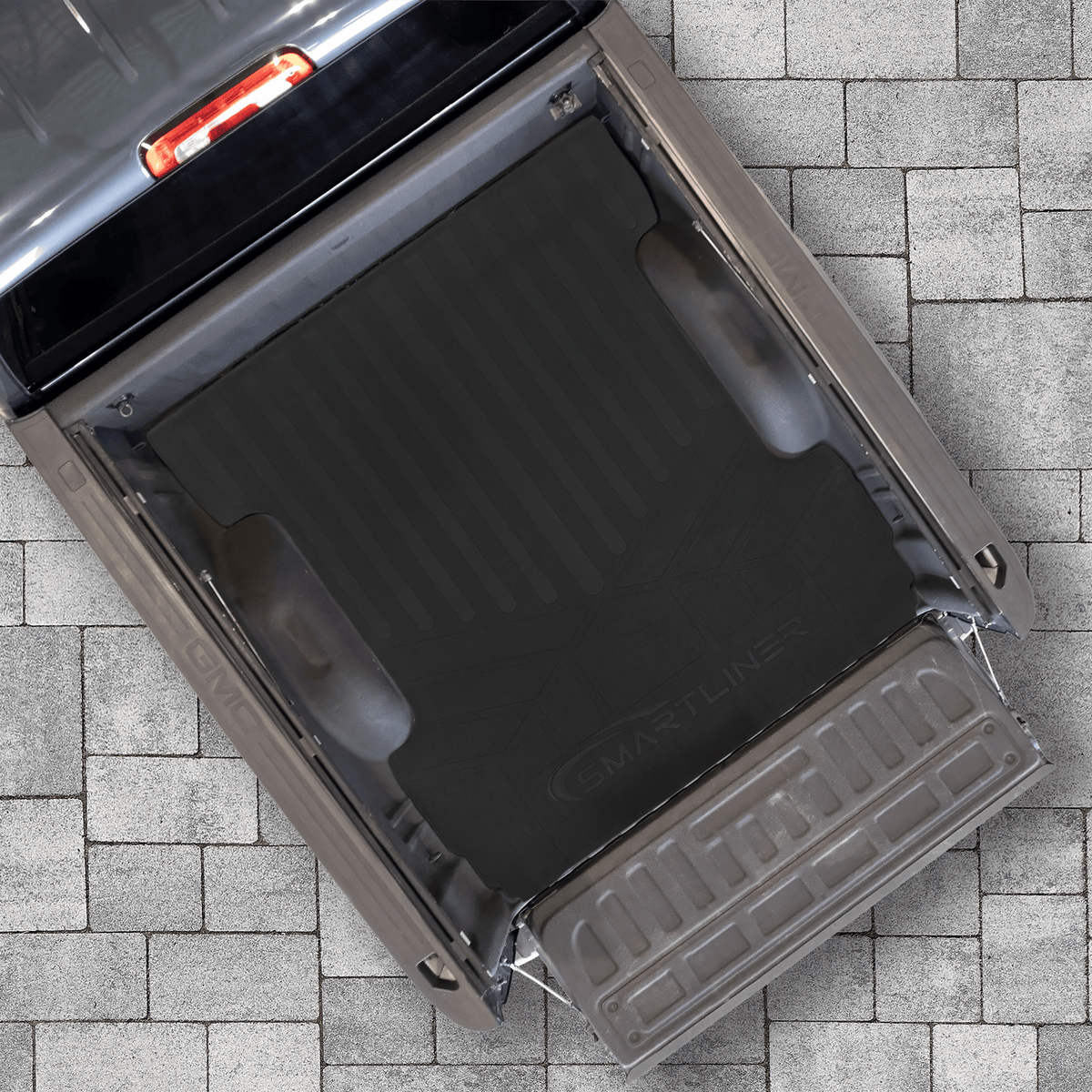 SMARTLINER Custom Fit Floor Liners For Double Cab 2014-2018 Silverado/Sierra 1500 - 2015-2021 2500/3500 HD