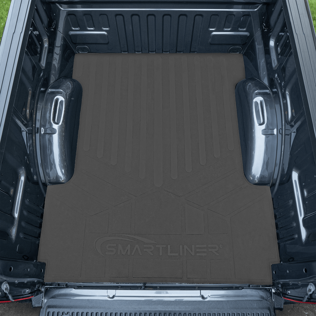 SmartCoverage™ Custom Fit Floor Liners For 2015-2025 Ford F-150 with 1st Row Bucket Seats & OEM 2nd Row Under Seat Storage (Vinyl Flooring)