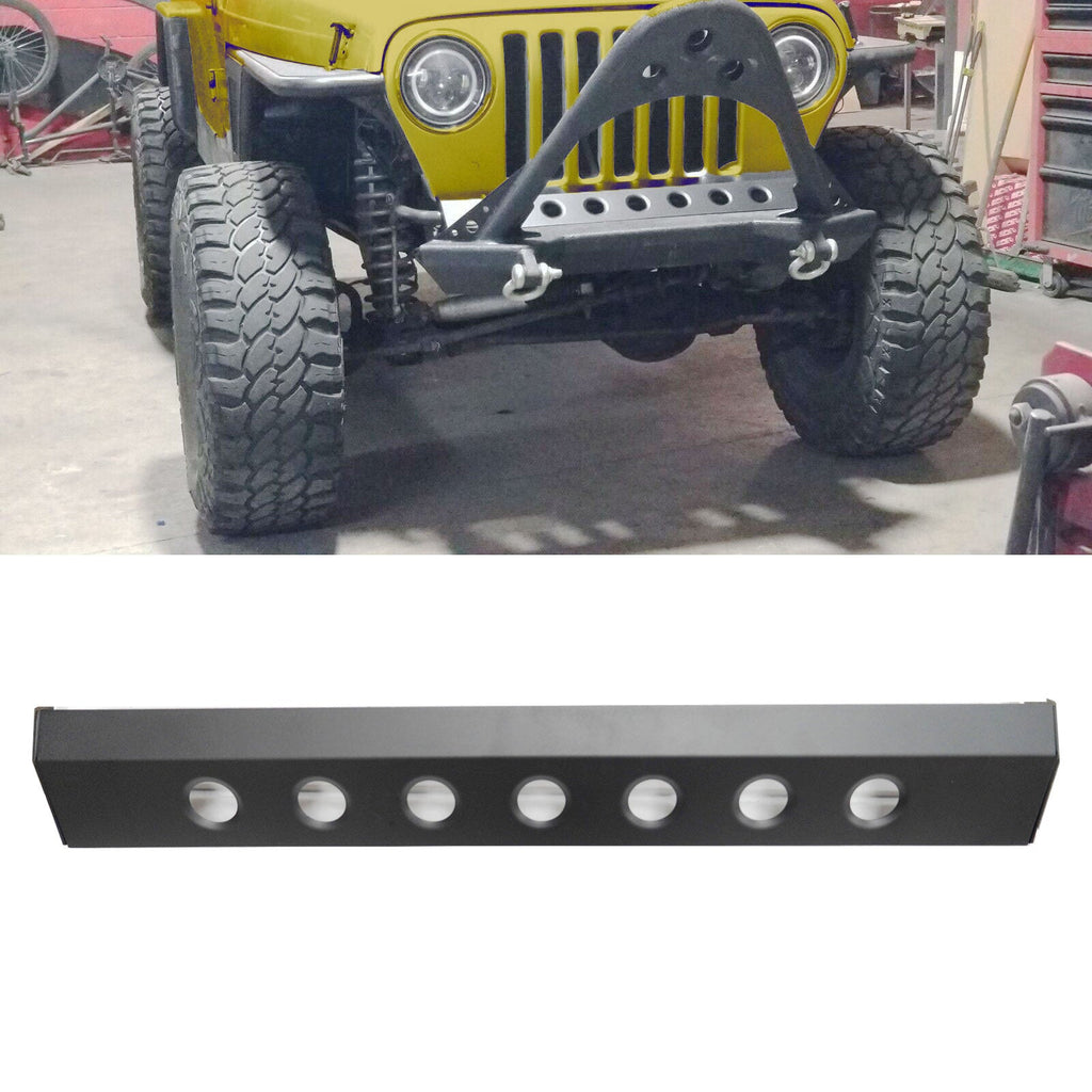 97-06 Jeep Wrangler TJ Custom Front Frame Cover Sway Bar Cover Power Coated - Bull Boost Performance