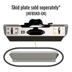 Front Gauntlet Series Stubby Bumper for Jeep JK Wrangler (2007-2018) By Gatekeeper Off-Road