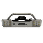 Gauntlet Series Front Stubby Bumper w/Bull Bar Tube for Jeep JK Wrangler (2007-2018)