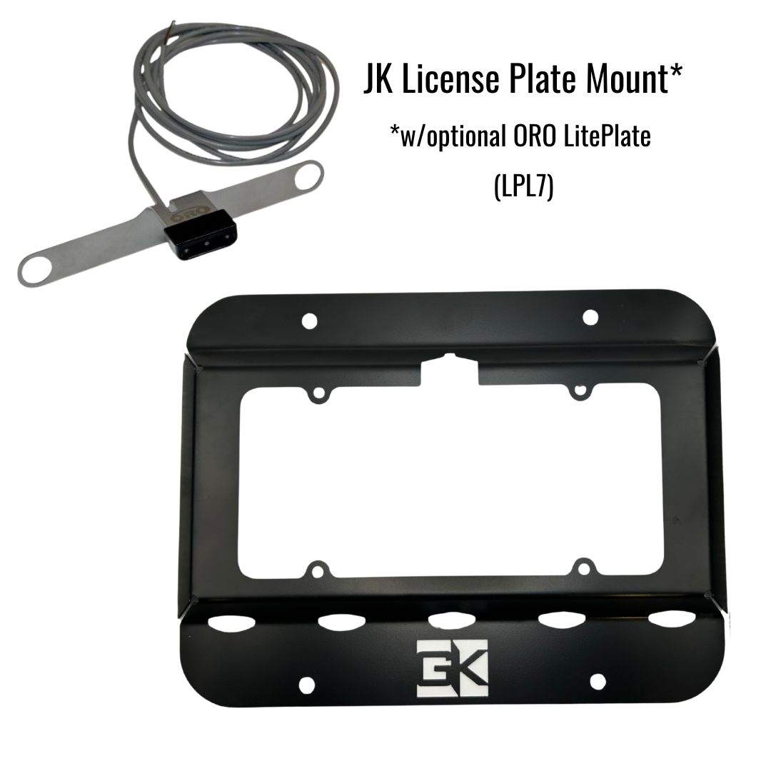 License Plate Relocation Kit for Jeep JK Wrangler (2007-2018) By Gatekeeper Off-Road