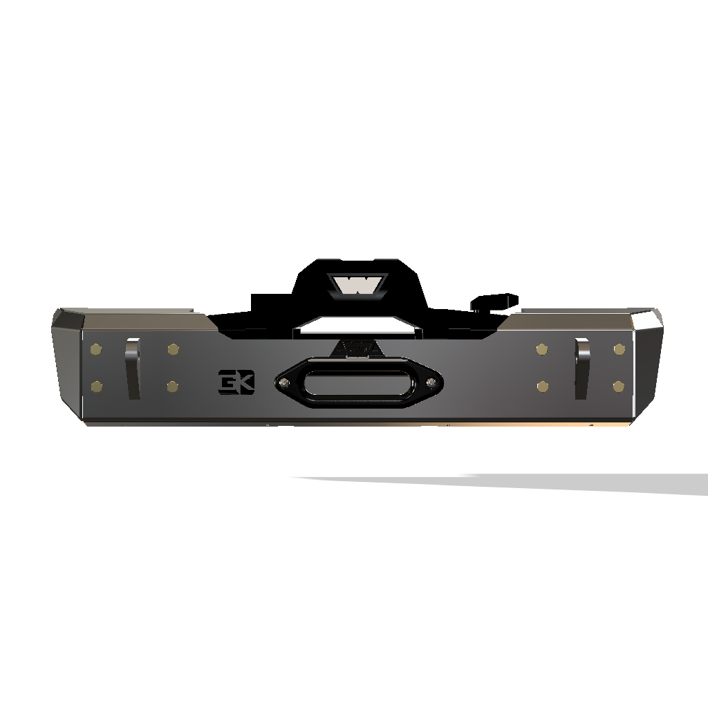 Gauntlet Front Bumper w/Winch Plate for Jeep JL/JT  (2018-2024) By Gatekeeper Off-Road