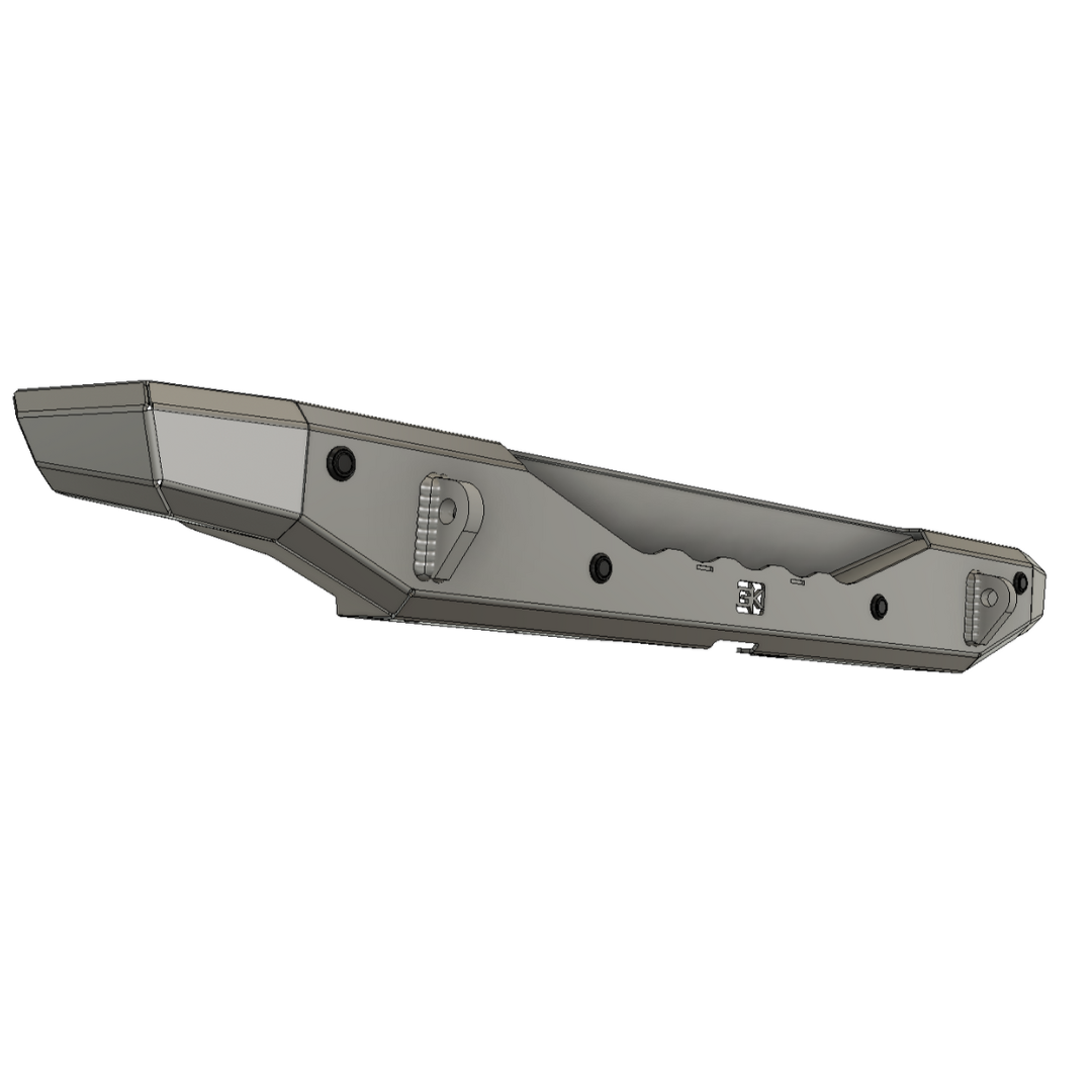 Gauntlet Series Rear Bumper for Jeep JL Wrangler (2018+) By Gatekeeper Off-Road