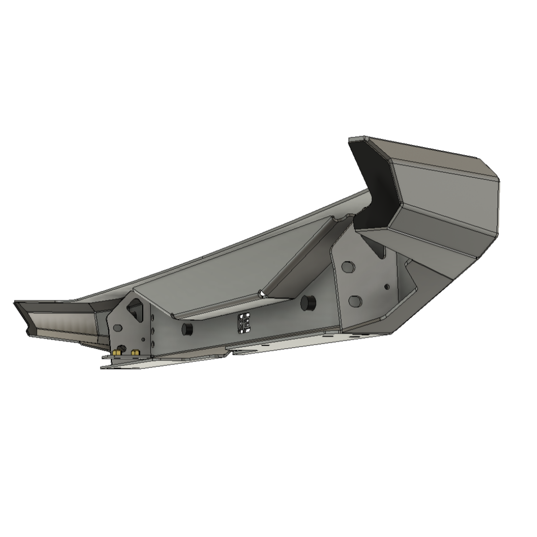 Gauntlet Series Rear Bumper for Jeep JL Wrangler (2018+) By Gatekeeper Off-Road