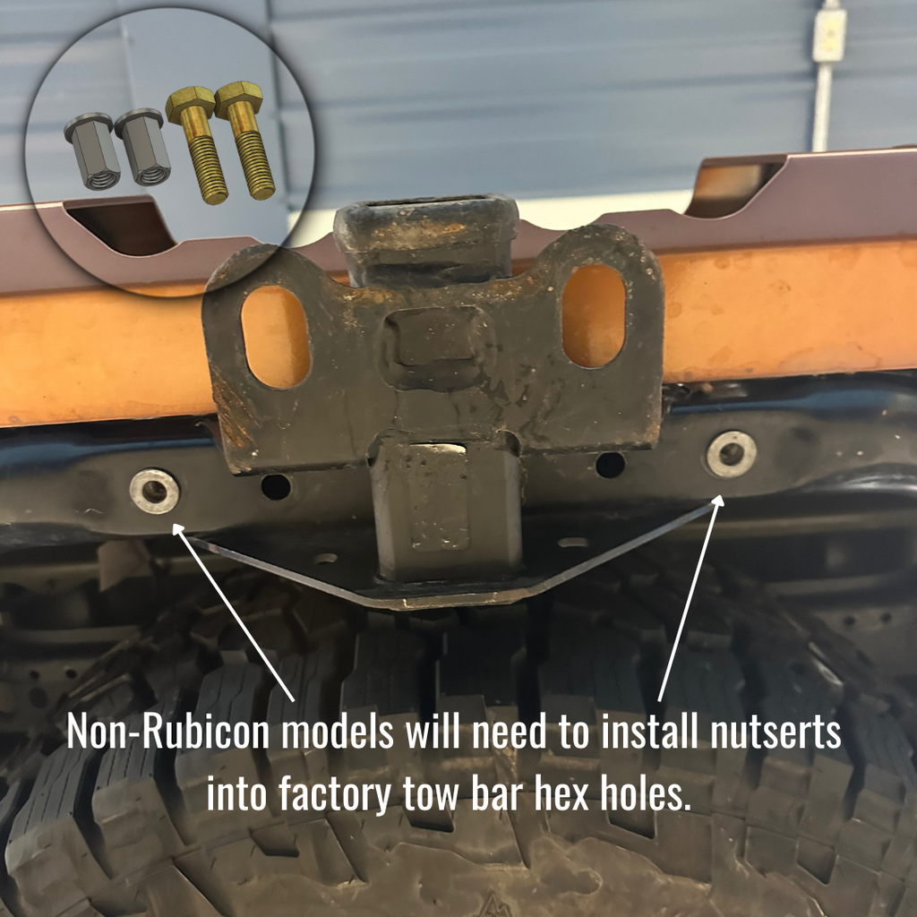 Jeep JT Tow Hitch Skid Plate for 2020+ Gladiator By Gatekeeper Off-Road