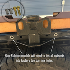Hardware Kit for Jeep JT Gladiator Tow Hitch Skid Plate