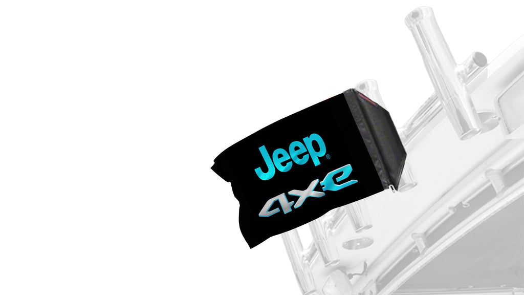 Jeep 4Xe 12"x18" Forever Wave Flag for Boats