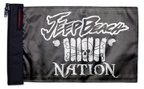 Jeep Beach Nation 12"x18" Forever Wave Flag for Jeep Wrangler JKU 4-Door 2007-2018