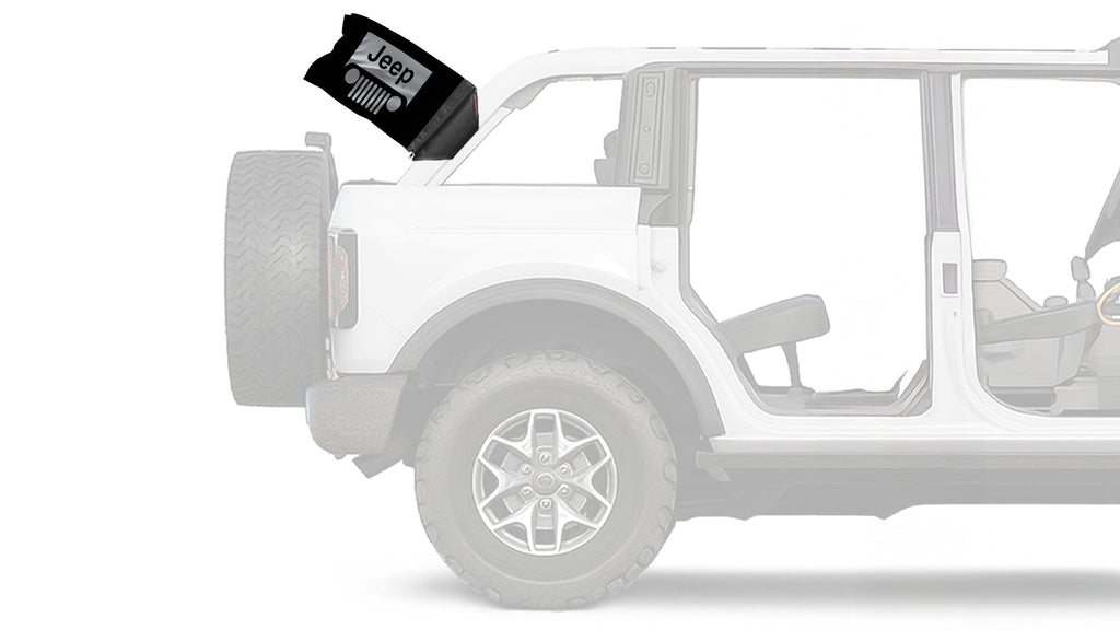 Jeep Grill 12"x18" Forever Wave Flag for Bronco