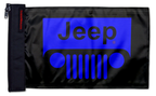 Jeep Grill 12"x18" Forever Wave Flag for Jeep Wrangler LJ 2003-2006