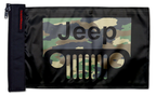 Jeep Grill 12"x18" Forever Wave Flag for Jeep Wrangler JLU 4-Door 2018-Present