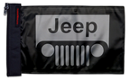 Jeep Grill 12"x18" Forever Wave Flag for Jeep Wrangler JK 2-Door 2007-2018