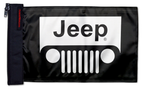 Jeep Grill 12"x18" Forever Wave Flag for Jeep Wrangler JLU 4-Door 2018-Present