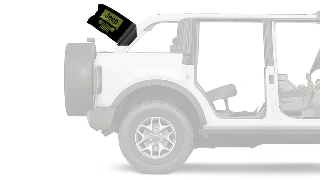 Jeep Grill 12"x18" Forever Wave Flag for Bronco