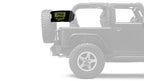 Jeep Grill 12"x18" Forever Wave Flag for Jeep Wrangler LJ 2003-2006