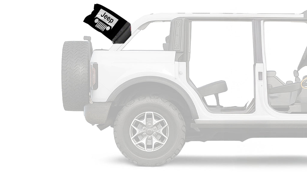Jeep Grill 12"x18" Forever Wave Flag for Bronco