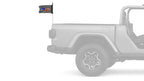 Jeep USA 12"x18" Forever Wave Flag for Jeep Wrangler JKU 4-Door 2007-2018