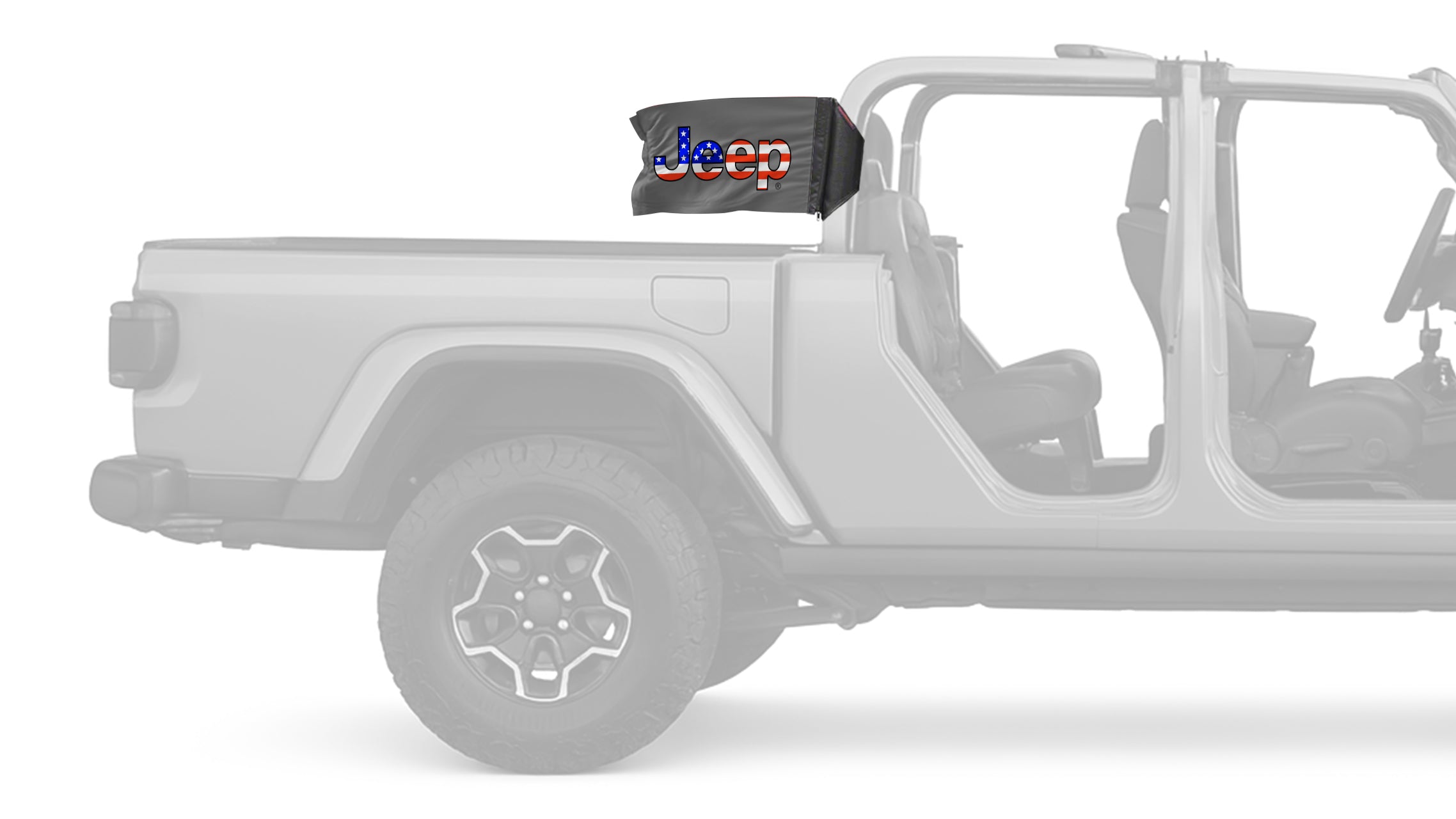 Jeep USA 12"x18" Forever Wave Flag