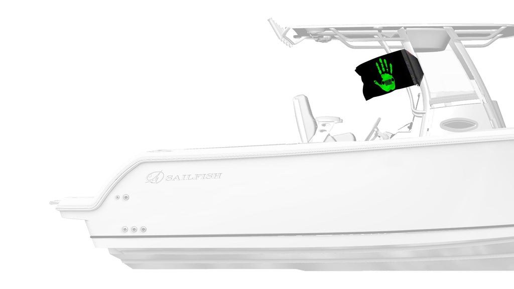 Jeep Wave 12"x18" Forever Wave Flag for Boats