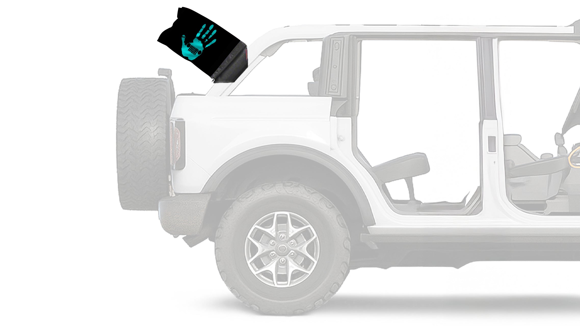 Jeep Wave 12"x18" Forever Wave Flag for Bronco