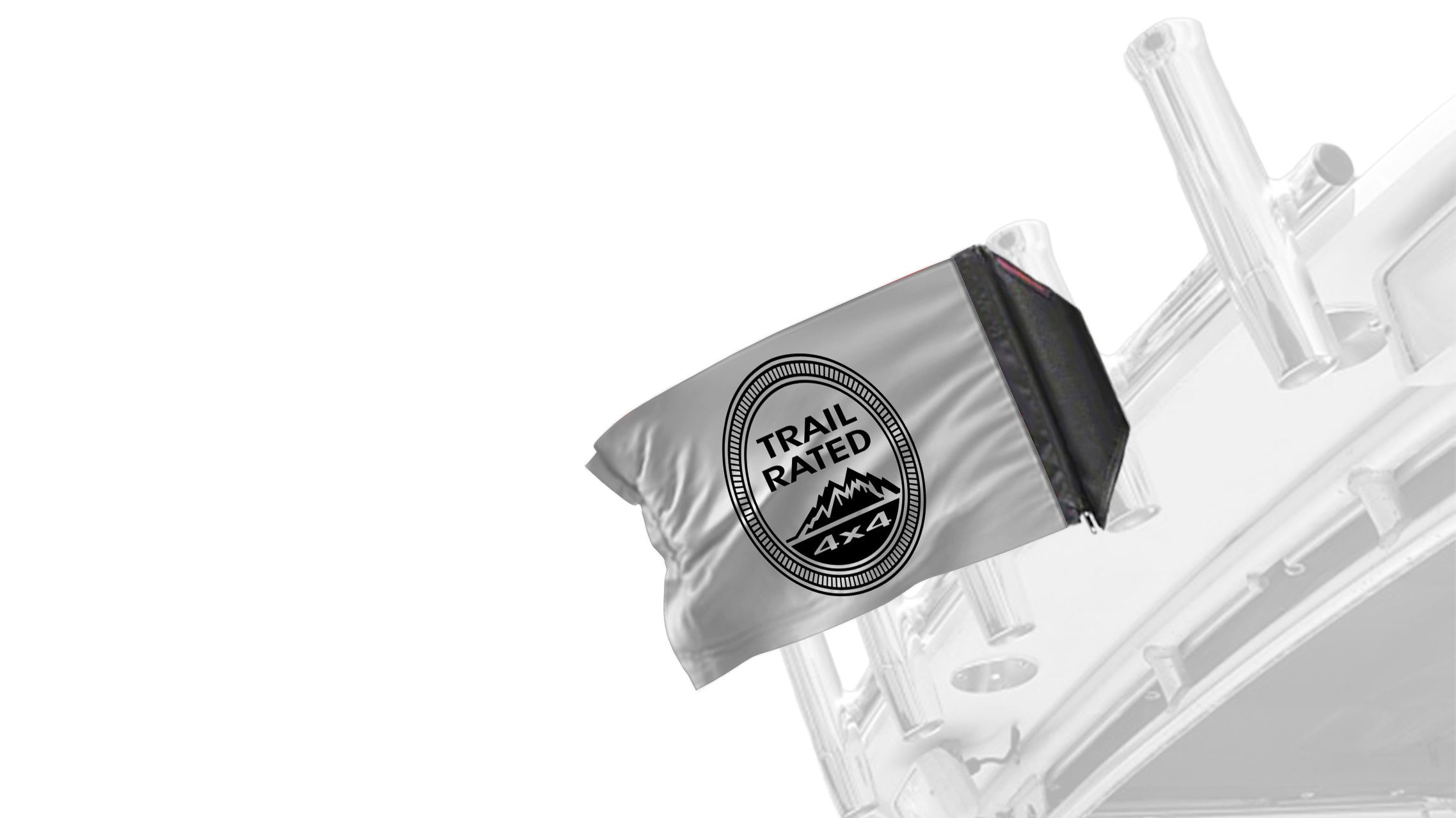 Trail Rated 12"x18" Forever Wave Flag for Boats