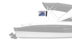 Jeep Beach 2026 12"x18" Forever Wave Flag for Boats