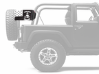 Veterans Exempt 12"x18" Forever Wave Flag for Jeep Wrangler JK 2-Door 2007-2018