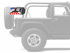 One Nation 12"x18" Forever Wave Flag for Jeep Wrangler YJ 1986-1995