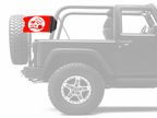 Girls Of Paradise 12"x18" Forever Wave Flag for Jeep Wrangler JKU 4-Door 2007-2018