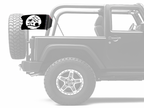 Girls Of Paradise 12"x18" Forever Wave Flag for Jeep Wrangler JKU 4-Door 2007-2018
