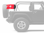 State Flag South Carolina Big Red 12"x18" Forever Wave Flag for Jeep Wrangler CJ-7 and CJ-8 1976-1986