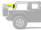 Dolphin 12"x18" Forever Wave Flag for Jeep Wrangler TJ 1996-2006