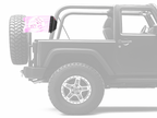 Girls Of Paradise 12"x18" Forever Wave Flag for Jeep Wrangler JL 2-Door 2018-Present