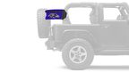 Baltimore Ravens 11"x17" Forever Wave Flag for Jeep Wrangler TJ 1996-2006