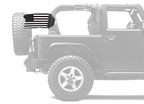 USA Subdued Thin Pink Line 12"x18" Forever Wave Flag for Jeep Wrangler YJ 1986-1995