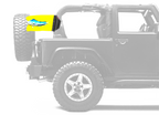 Dolphin 12"x18" Forever Wave Flag for Jeep Wrangler TJ 1996-2006