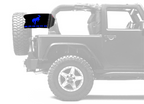 Bucking Bronco 12"x18" Forever Wave Flag for Jeep Wrangler TJ 1996-2006