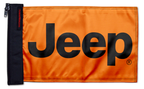 Jeep Safety Orange SQ12"x18" Forever Wave Flag for Jeep Wrangler JLU 4-Door 2018-Present