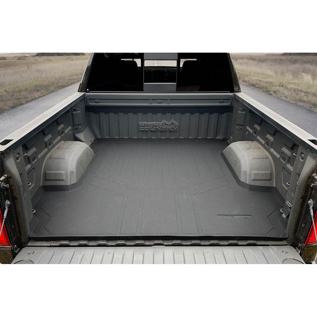 SmartCoverage™ Custom Fit Floor Liners For 2019-2025 Chevrolet Silverado 1500 Crew Cab With 1st Row Bucket Seats and Carpeted Flooring without the 2nd Row Underseat Storage