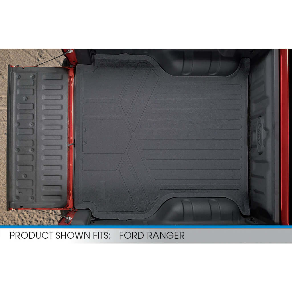 SmartCoverage™ Custom Fit Floor Liners For 2019-2021 Ford Ranger SuperCrew Cab with Vinyl Flooring