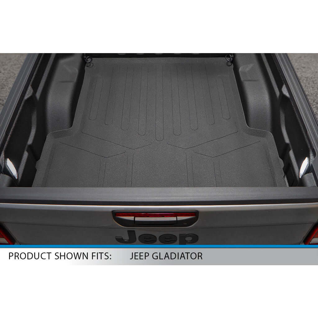 SmartCoverage™ Custom Fit Floor Liners For 2020-2025 Jeep Gladiator with Lockable Rear Underseat Storage
