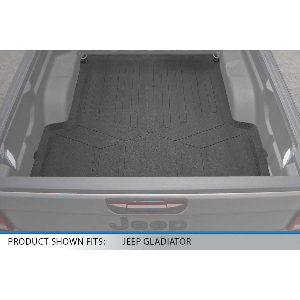 SmartCoverage™ Custom Fit Floor Liners For 2020-2025 Jeep Gladiator with Non Lockable Rear Underseat Storage